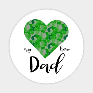 Blue camo fathers day gift Magnet